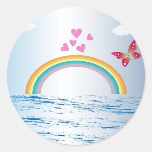 fantasie ronde sticker (Voorkant)