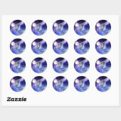 fantasie ronde sticker (Vel)