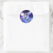 fantasie ronde sticker (Tas)