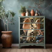 Fantasie Roze en Blauw bos Eenhoorn Decoupage Tissuepapier