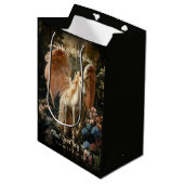 Fantasie Roze Fairy Forest Eenhoorn Woodland Magic Medium Cadeauzakje (Voorkant Gekanteld)