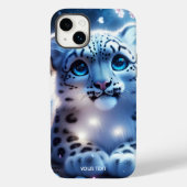 Fantasie Schattige Baby Snow Leopard Case-Mate iPhone Case (Achterkant)