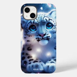 Fantasie Schattige Baby Snow Leopard Case-Mate iPhone 14 Plus Hoesje