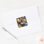 Fantasie Schattige Decanter Moon Night Vierkante Sticker (Envelop)