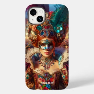 Fantasie Schattige Lady Mask Venetië Case-Mate iPhone 14 Plus Hoesje