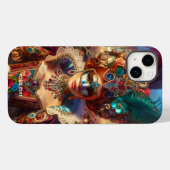 Fantasie Schattige Lady Mask Venetië Case-Mate iPhone Case (Achterkant (horizontaal))