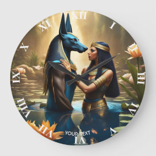 Fantasie Schattige levendig Egyptisch God Vrouw Grote Klok