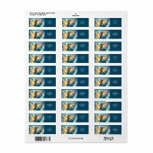 Fantasie Schattige levendige Griekse God Shark Etiket (Full Sheet)