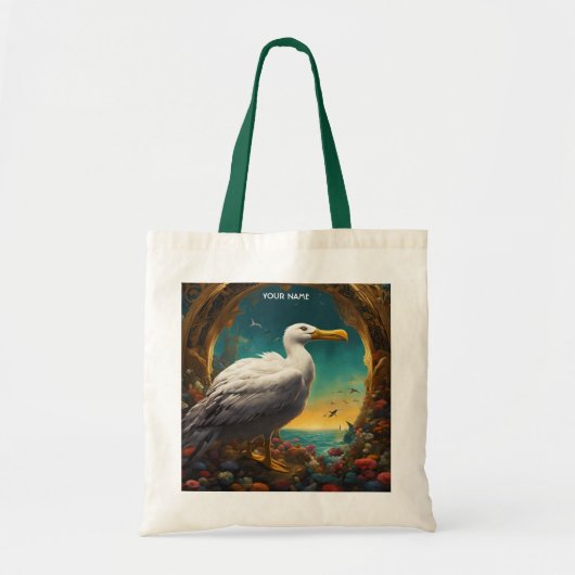 Fantasie Schattige levendige majestueuze grote alb Tote Bag (Voorkant)