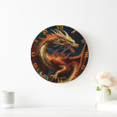 Fantasie Schattige levendige majestueuze grote dra Grote Klok (Huis)