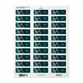 Fantasie Schattige Meisje Jar Fireflies Etiket (Full Sheet)