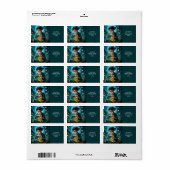 Fantasie Schattige Meisje Jar Fireflies Etiket (Full Sheet)