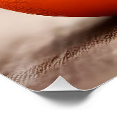 Fantasie Schattige Monkey Baby Sinaasappel Perfect Poster (Hoek)