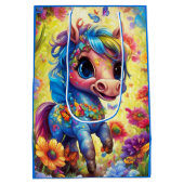 Fantasie Schattige Paardendier Medium Cadeauzakje (Achterkant)