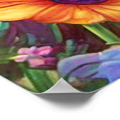 Fantasie Schattige Paardendier Poster (Hoek)