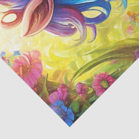 Fantasie Schattige Paardendier Tissuepapier (Detail)