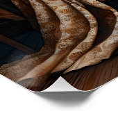 Fantasie Schattige rood haar cowgirl Perfect Poster (Hoek)