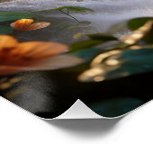 Fantasie Schattige Schattig Creature Rain Perfect Poster (Hoek)