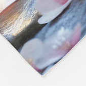 Fantasie Schattige Tijger Wit Baby Fleece Deken (Hoek)