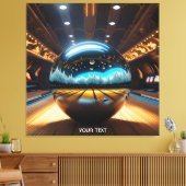 Fantasie Schattige Vivid Bowling Glazen Bal Canvas Afdruk (Insitu (Woonkamer))