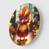 Fantasie Schattige Vivid Cool Baby Phoenix Grote Klok (Hoek)