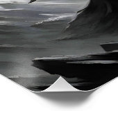 Fantasie Schattige Vivid Dark Scary Angel Perfect Poster (Hoek)