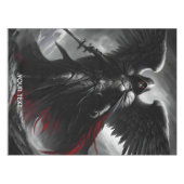Fantasie Schattige Vivid Dark Scary Angel Tafelkleed (Voorkant (Horizontaal))