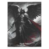Fantasie Schattige Vivid Dark Scary Angel Tafelkleed (Voorkant)