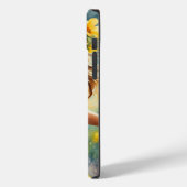 Fantasie Schattige Vivid Meisje Bloemen Regen Case-Mate iPhone Case (Achterkant / Links)