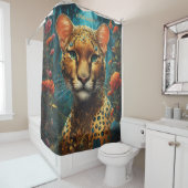 Fantasie Schattige Vivid Romantisch Grote Kat Douchegordijn (In situ)