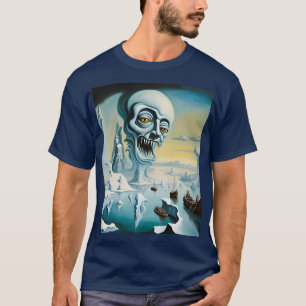 Fantasie Schattige Vivid Surrealisme Ice Zee T-shirt