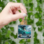 Fantasie Schattige Zee Ancient Creature Sleutelhanger (Hand)