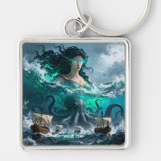 Fantasie Schattige Zee Ancient Creature Sleutelhanger (Voorkant)
