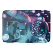 Fantasie Schattigee astronaut kwallen ruimte Badmat (Voorkant)