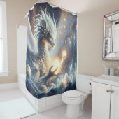 Fantasie Schattigee Dragon Light Eggs Douchegordijn (In situ)