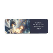 Fantasie Schattigee Dragon Light Eggs Etiket (Voorkant)