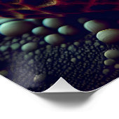 Fantasie Schattigee eekhoorn binnen schelp Perfect Poster (Hoek)