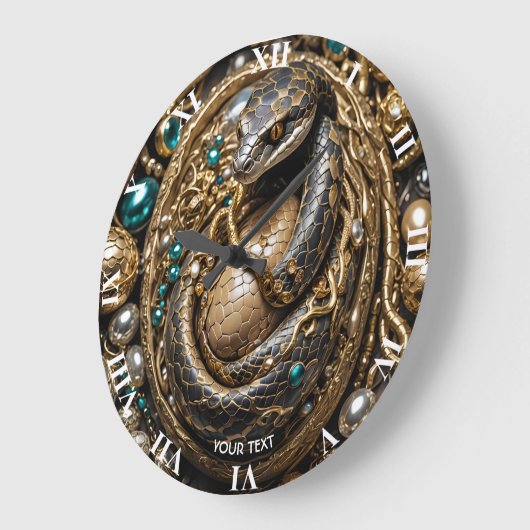 Fantasie Schattigee Eitjes Snake Sieraden Grote Klok (Hoek)