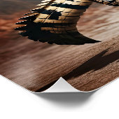 Fantasie Schattigee Krokodil Leeuw Tango Perfect Poster (Hoek)