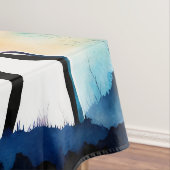 Fantasie Schattigee levendige herten kubist stijl Tafelkleed (Voorbeeld)