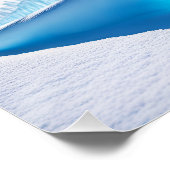 Fantasie Schattigee levendige ijsschepsel sculptuu Perfect Poster (Hoek)