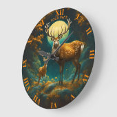 Fantasie Schattigee levendige majestueuze hertenbo Grote Klok (Hoek)