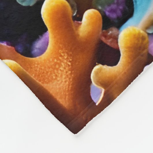 Fantasie Schattigee levendige Octopus Zee Creature Fleece Deken (Hoek)