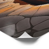 Fantasie Schattigee levendige optische illusie sta Perfect Poster (Hoek)