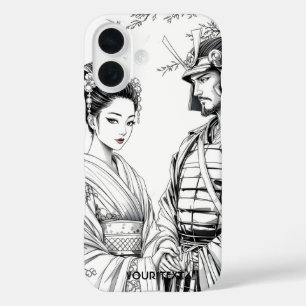 Fantasie Schattigee Samurai Geisha Pencil iPhone 16 Hoesje