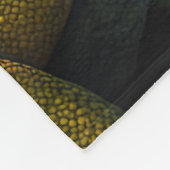 Fantasie Schattigee Vivid Flowers Majestic Iguana Fleece Deken (Hoek)