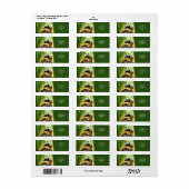 Fantasie Schattigee Vivid Panda Bamboe Auto Etiket (Full Sheet)