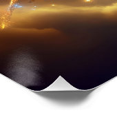 Fantasie Schattigee vlinder Baby olifant Perfect Poster (Hoek)