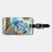 Fantasie Schattigee Waterverf Vrouwen Zee Bagagelabel (Voorkant horizontaal)