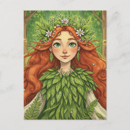 Fantasie, Sprookje, Elf, Mavka, Sprookje Briefkaar Briefkaart